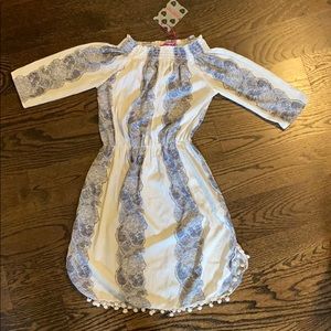 Boohoo Pom Pom Summer Dress cover up